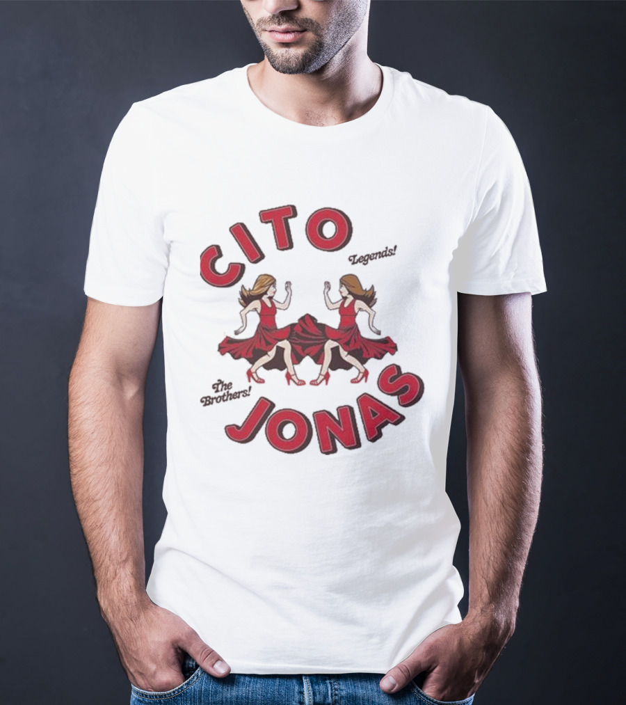 Cito Jonas Legends The Brothers Dancing Twins T-Shirt