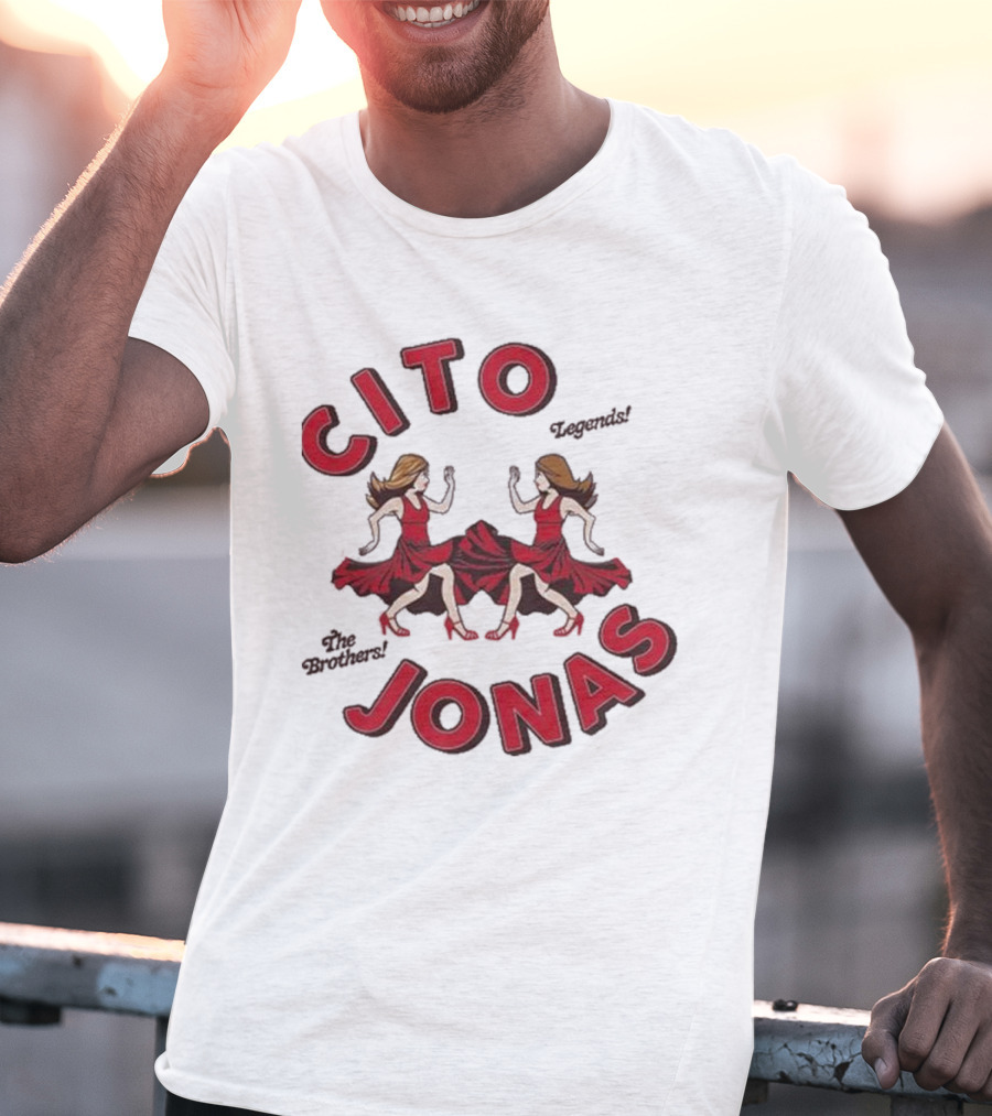 Cito Jonas Legends The Brothers Dancing Twins T-Shirt