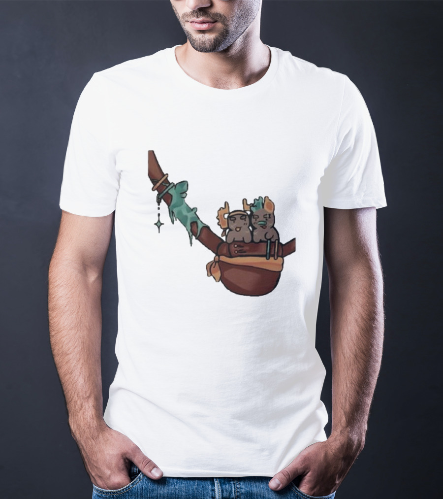 Coilpunk Steam Coil Phighting In A Bag Wizard Staff Adventure T-Shirt