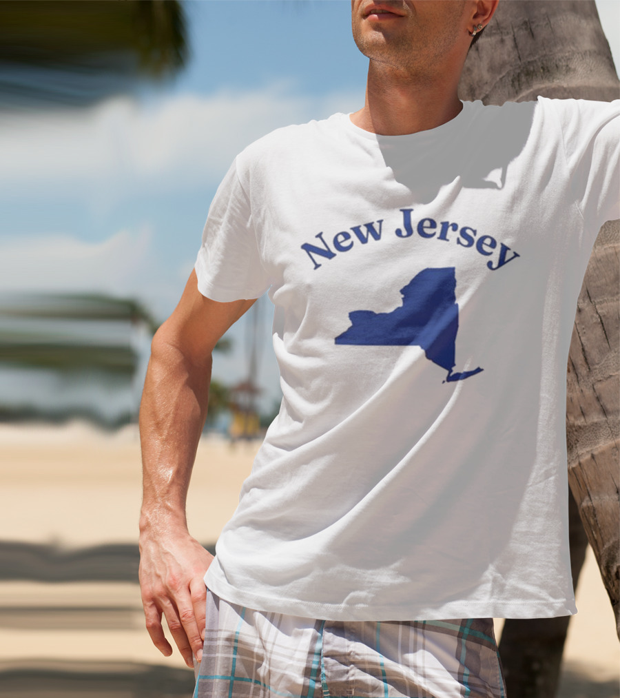New Jersey Clickhole Map Of New York T-Shirt