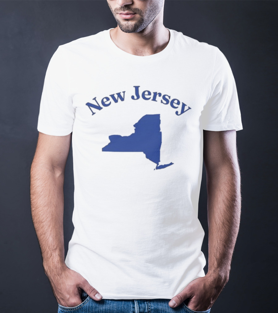 New Jersey Clickhole Map Of New York T-Shirt