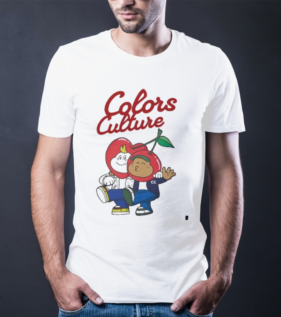 Colors Culture Chubby And Friends Cherry Head Graphic T-Shirt