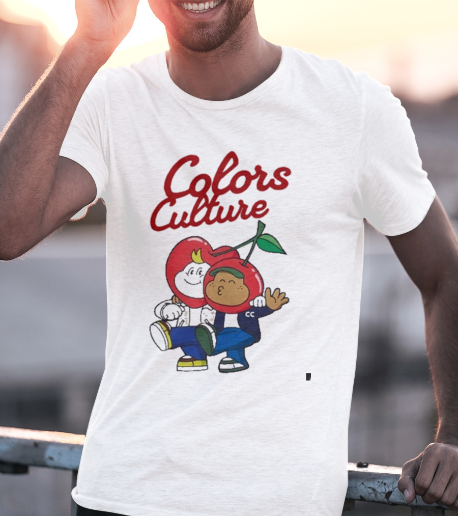 Colors Culture Chubby And Friends Cherry Head Graphic T-Shirt