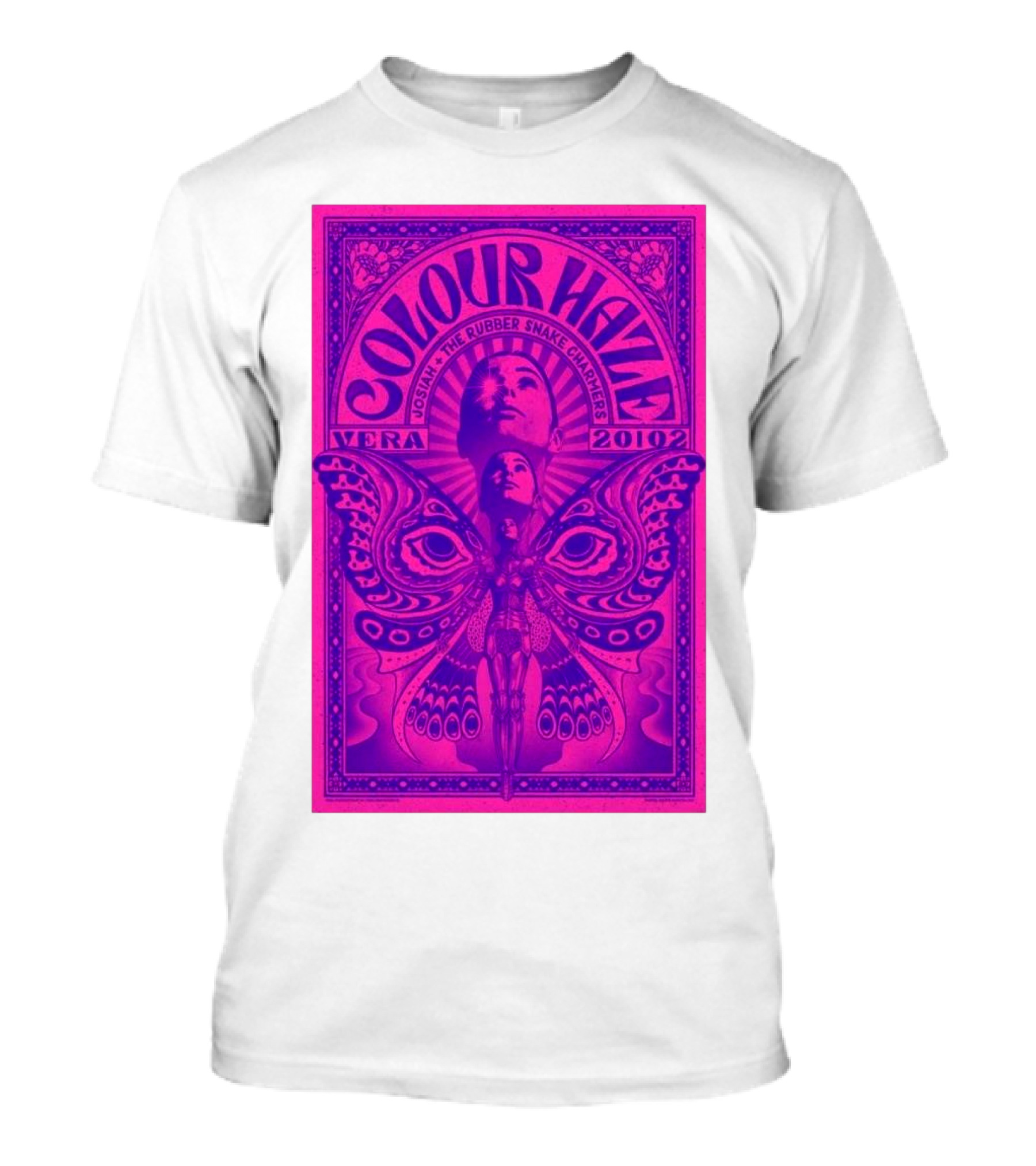 Colour Haze Vera Groningen Netherlands Feb 20 2025 Josiah The Rubber Snake Charmers T-Shirt