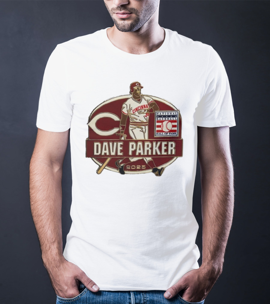 Dave Parker Cincinnati Reds National Baseball Hall Of Fame 2025 Collector’s T-Shirt