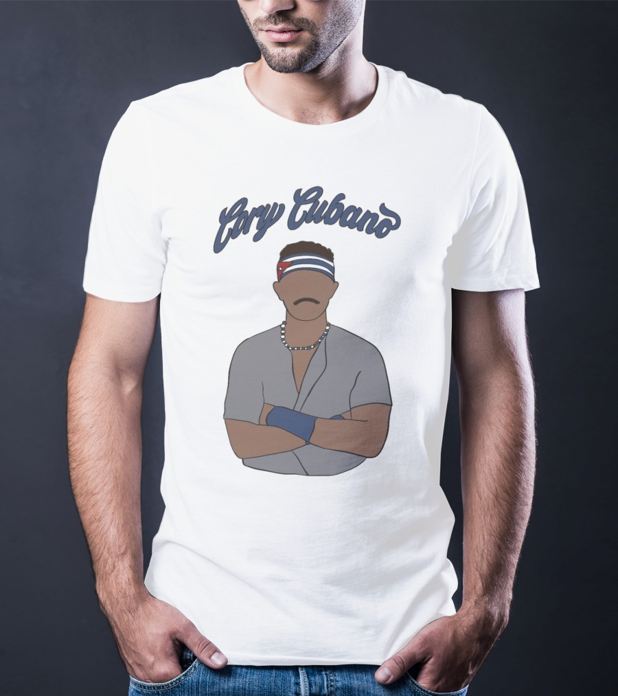 Cory Cubano Stylized Illustration With Headband And Necklace T-Shirt
