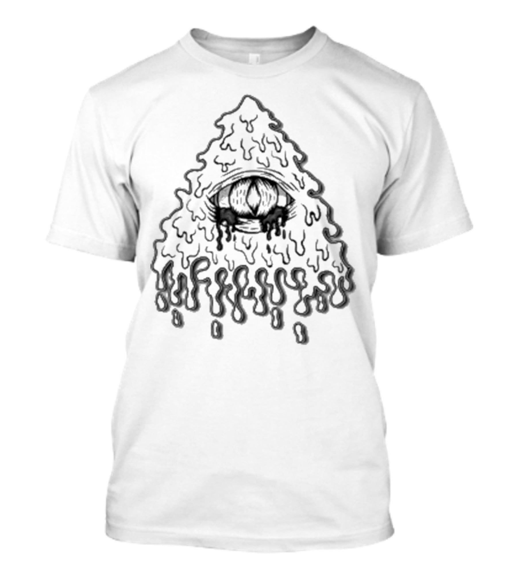 Dean Mercer Oculus Dripping Hooded Figure T-Shirt