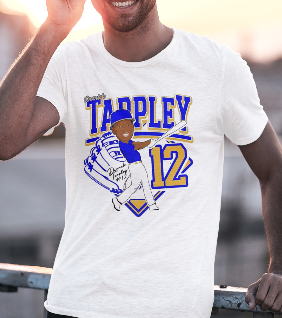 Derrick Tarpley 12 Baseball Player Art 2025 T-Shirt