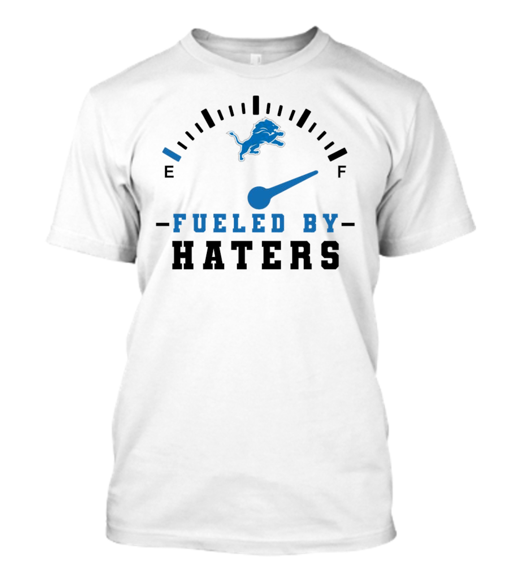 Detroit Lions Fueled By Haters Speedometer T-Shirt