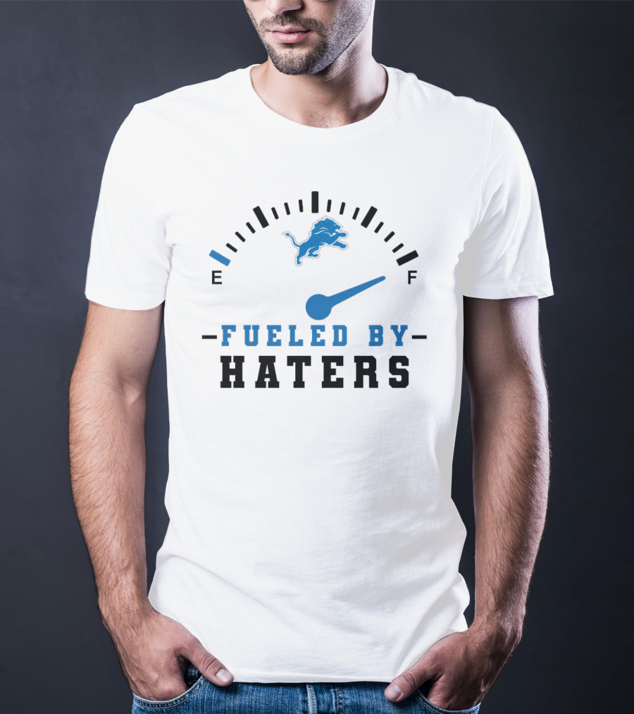 Detroit Lions Fueled By Haters Speedometer T-Shirt