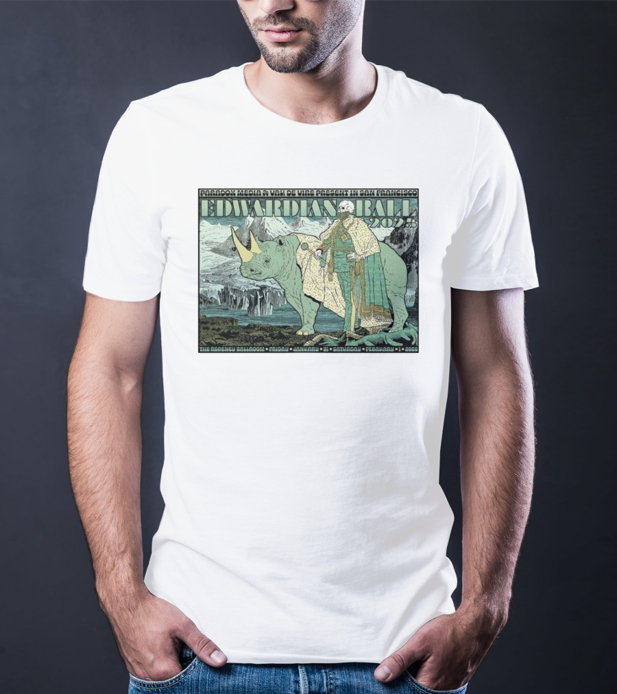 Paradox Media Vau De Vire Edwardian Ball 2025 San Francisco Regency Ballroom Jan 31 Feb 1 T-Shirt