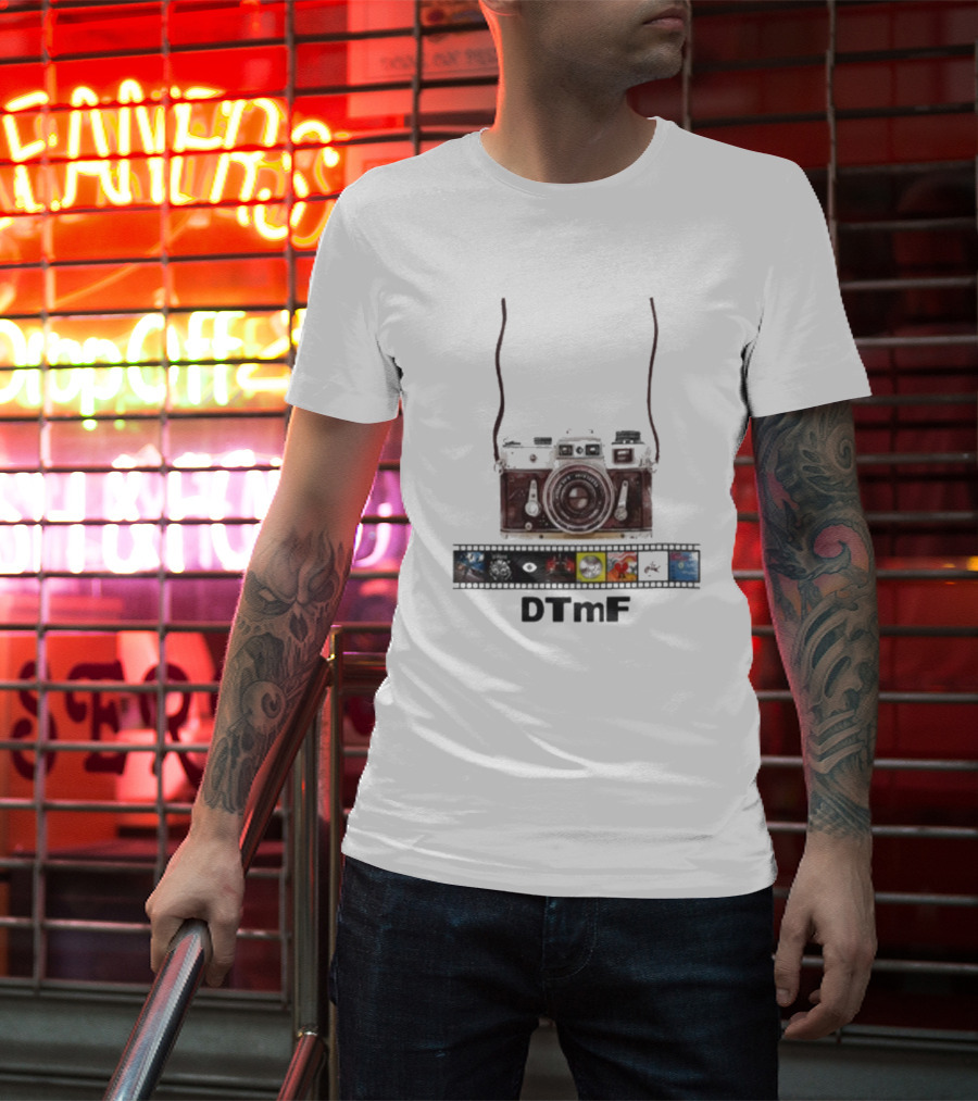 DTmF Camera Filmstrip Album 2025 Bad Bunny Signature T-Shirt