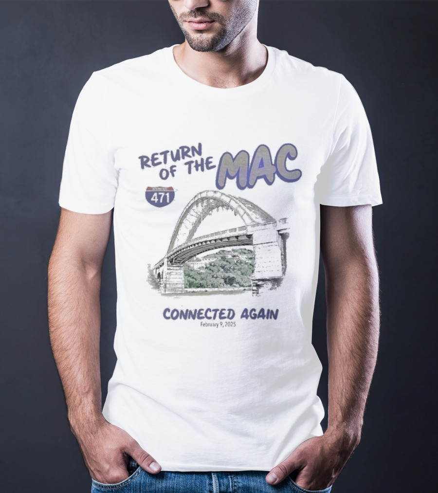 Return Of The Mac Connected Again 2025 Terminal Theme T-Shirt