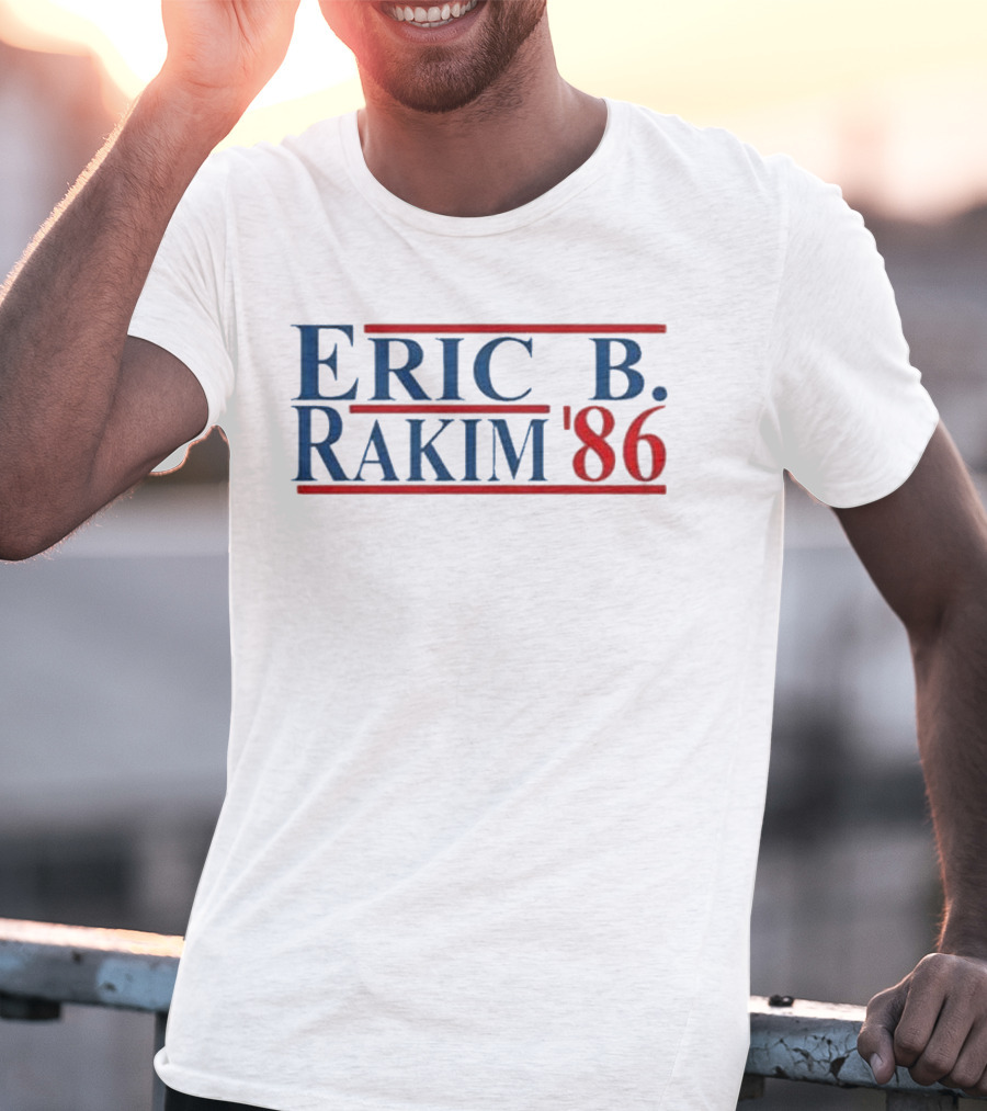 Eric B Rakim 86 Retro Hip Hop Legacy T-Shirt