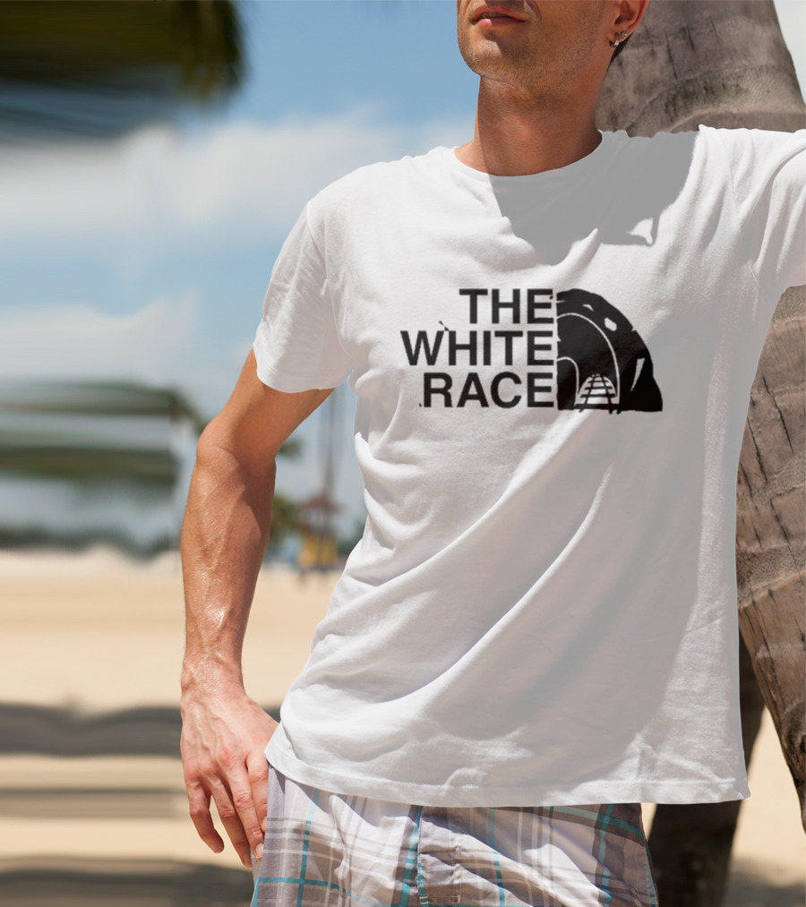 Fella Wearing The White Race T-Shirt
