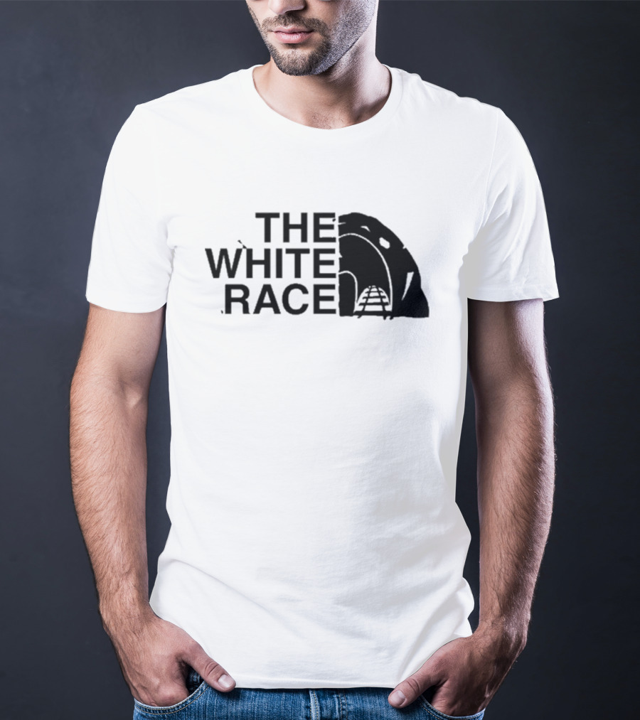 Fella Wearing The White Race T-Shirt