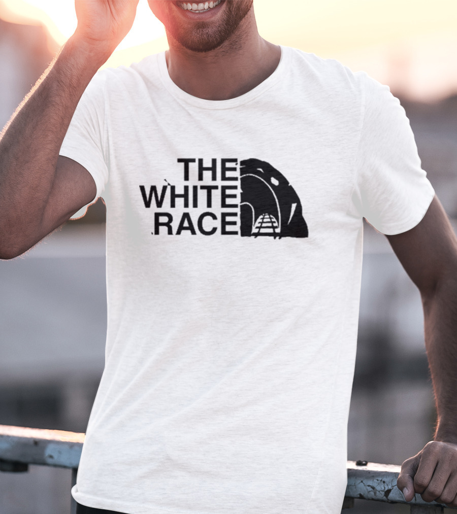 Fella Wearing The White Race T-Shirt
