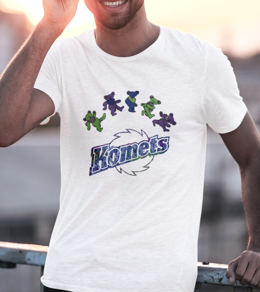 Fort Wayne Komets Grateful Dead Night 2025 Hockey Bears T-Shirt