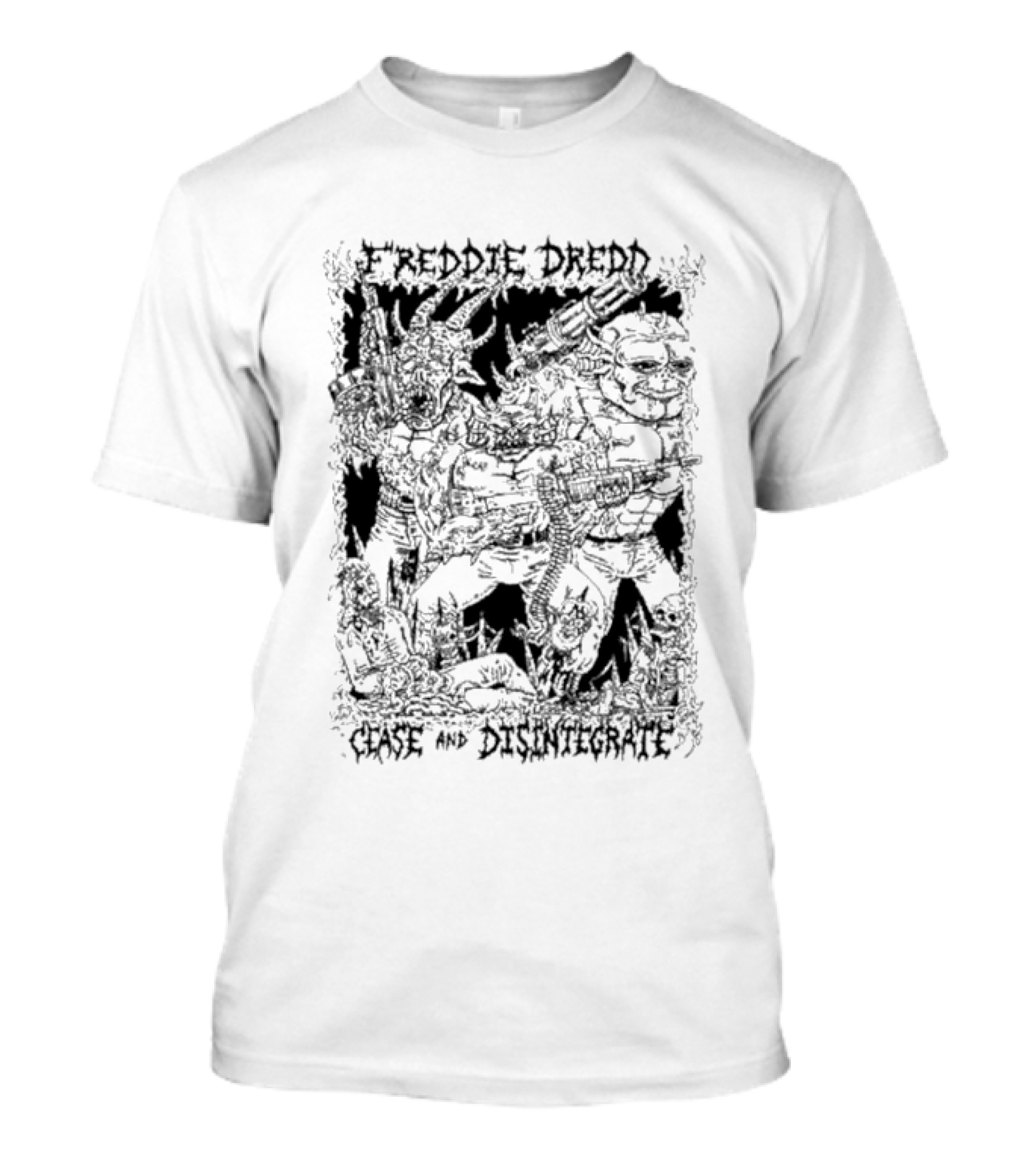 Freddie Dredd Cease & Disintegrate T-Shirt