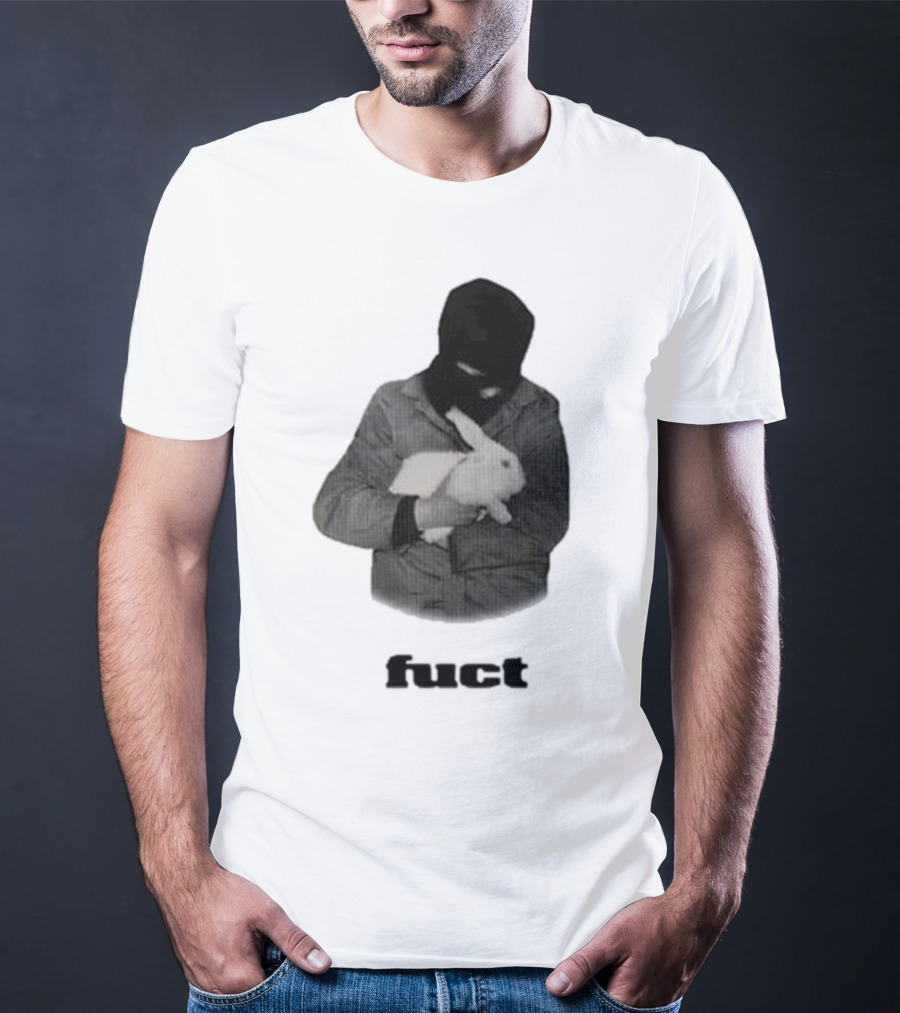 Fuct Robber Holding Rabbit Kill People Not Animals T-Shirt