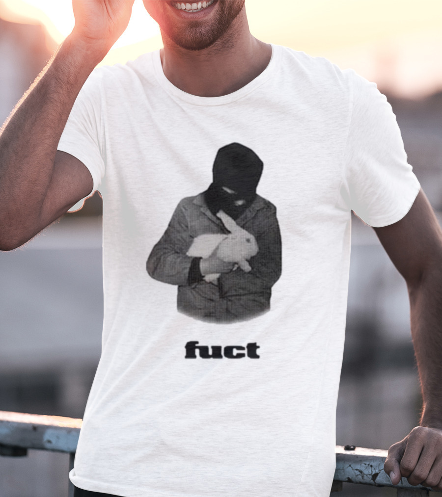 Fuct Robber Holding Rabbit Kill People Not Animals T-Shirt
