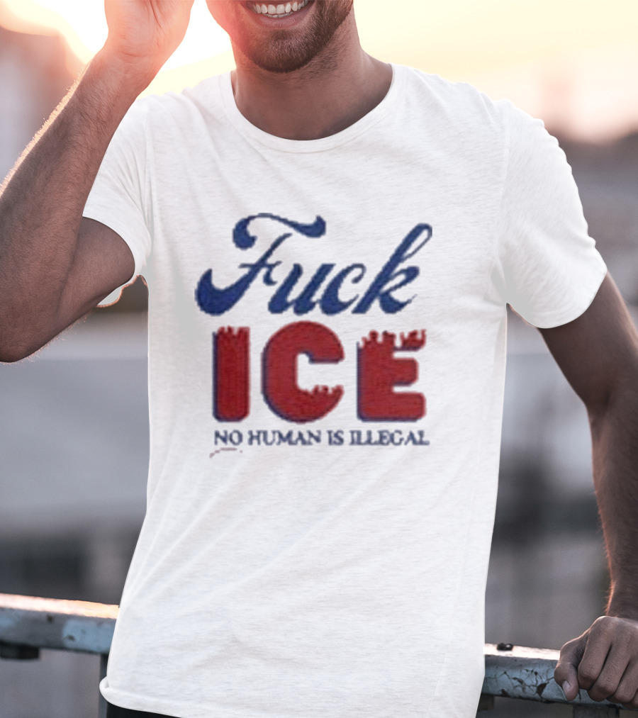 Funny Mexico Fuck ICE No Humans Is Illegal T-Shirt