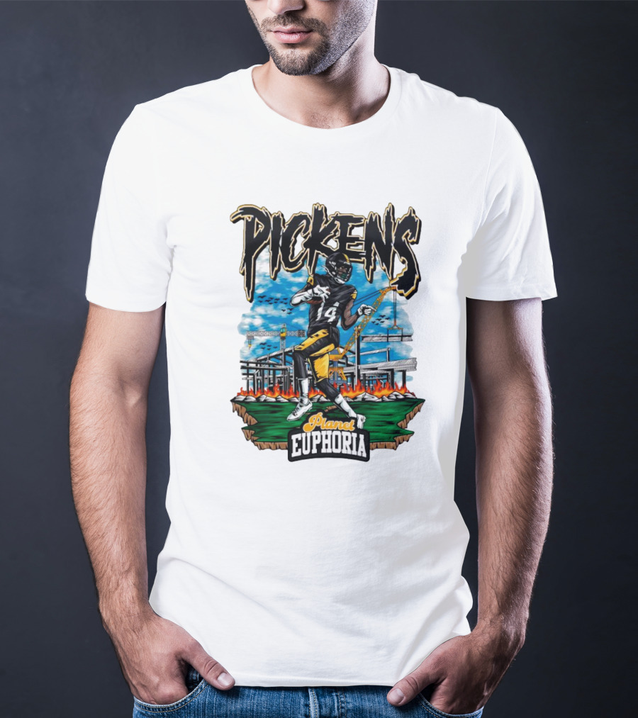 Pickens Planet Euphoria Pittsburgh Steelers NFL T-Shirt
