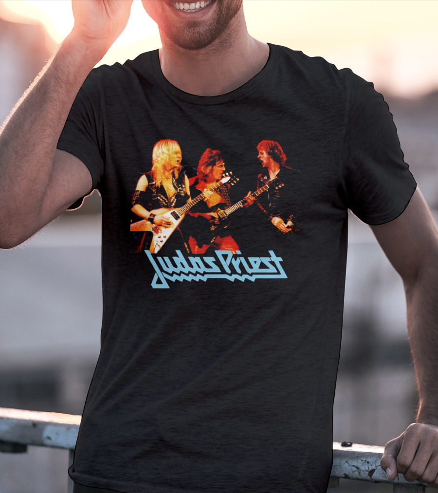 Judas Priest Band British Steeler Concert T-Shirt