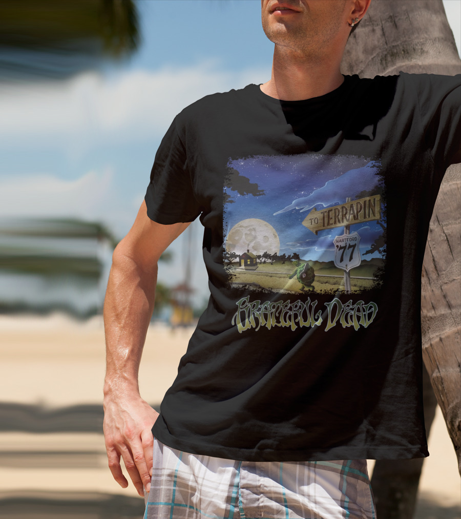 Grateful Dead Terrapin Hartford '77 Moonlit Journey T-Shirt