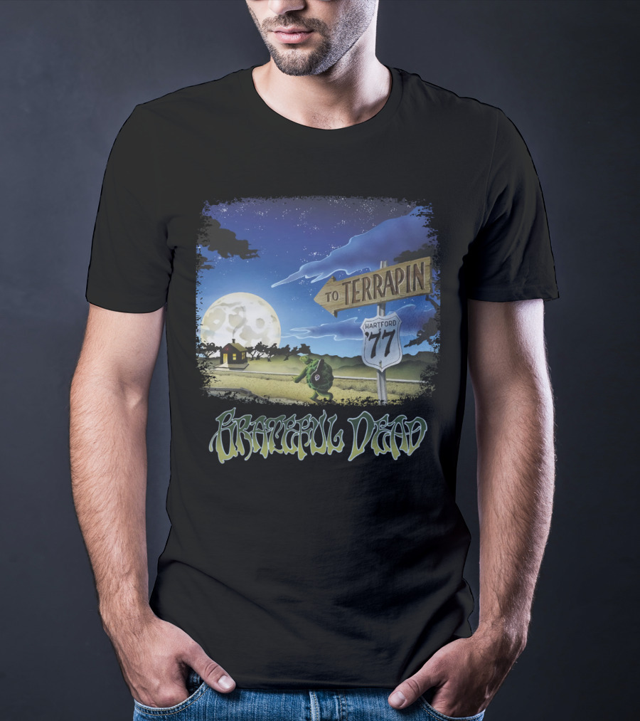 Grateful Dead Terrapin Hartford '77 Moonlit Journey T-Shirt