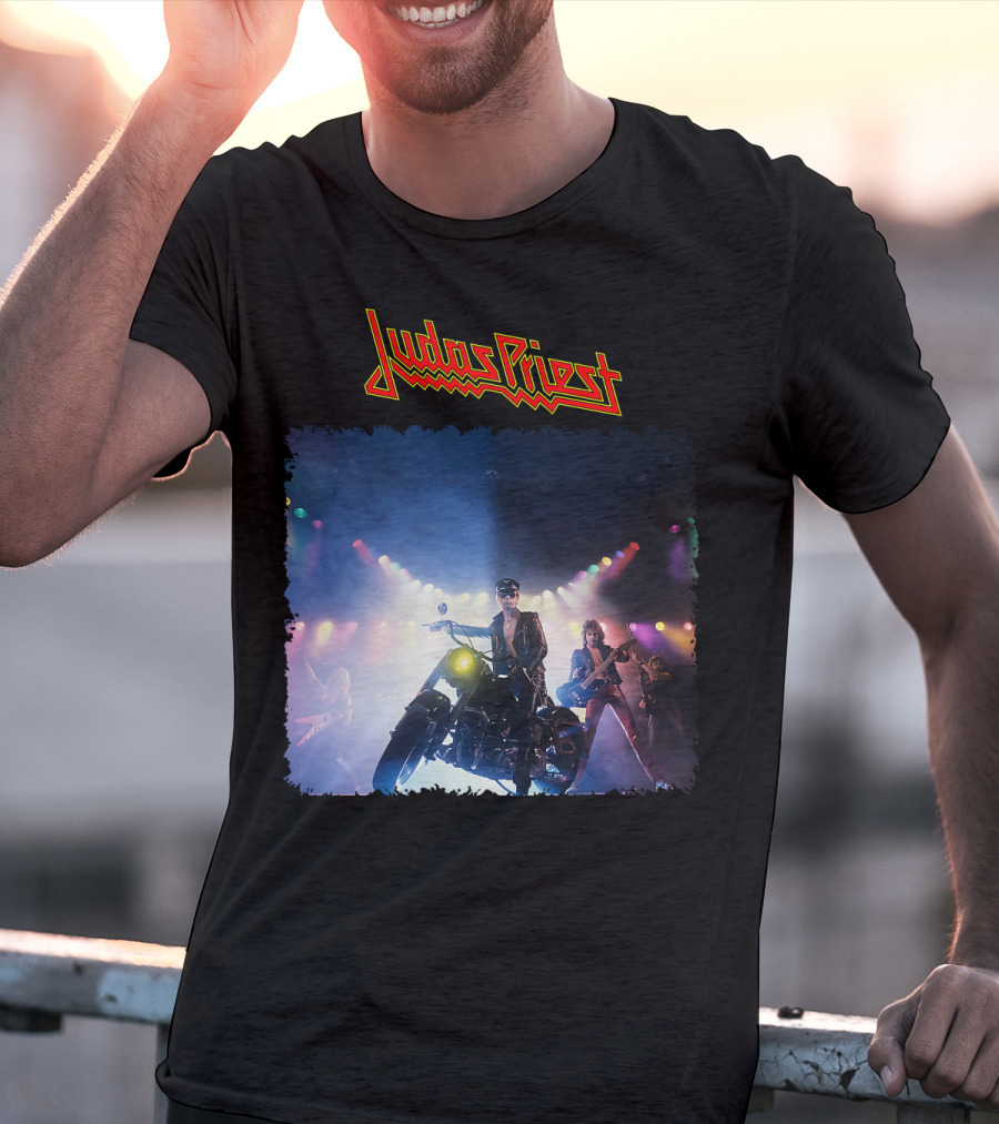Judas Priest Unleashed In The East Motorcycle Concert Scene T-Shirt