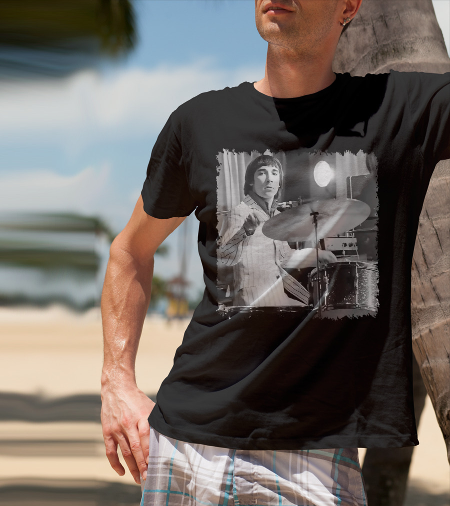 Keith Moon Drumming Legend 71019 T-Shirt