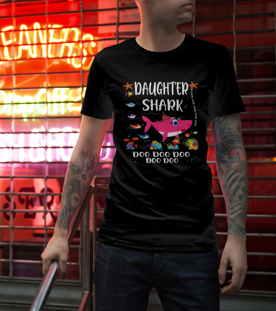 Daughter Shark Doo Doo Fun Ocean Adventure T-Shirt