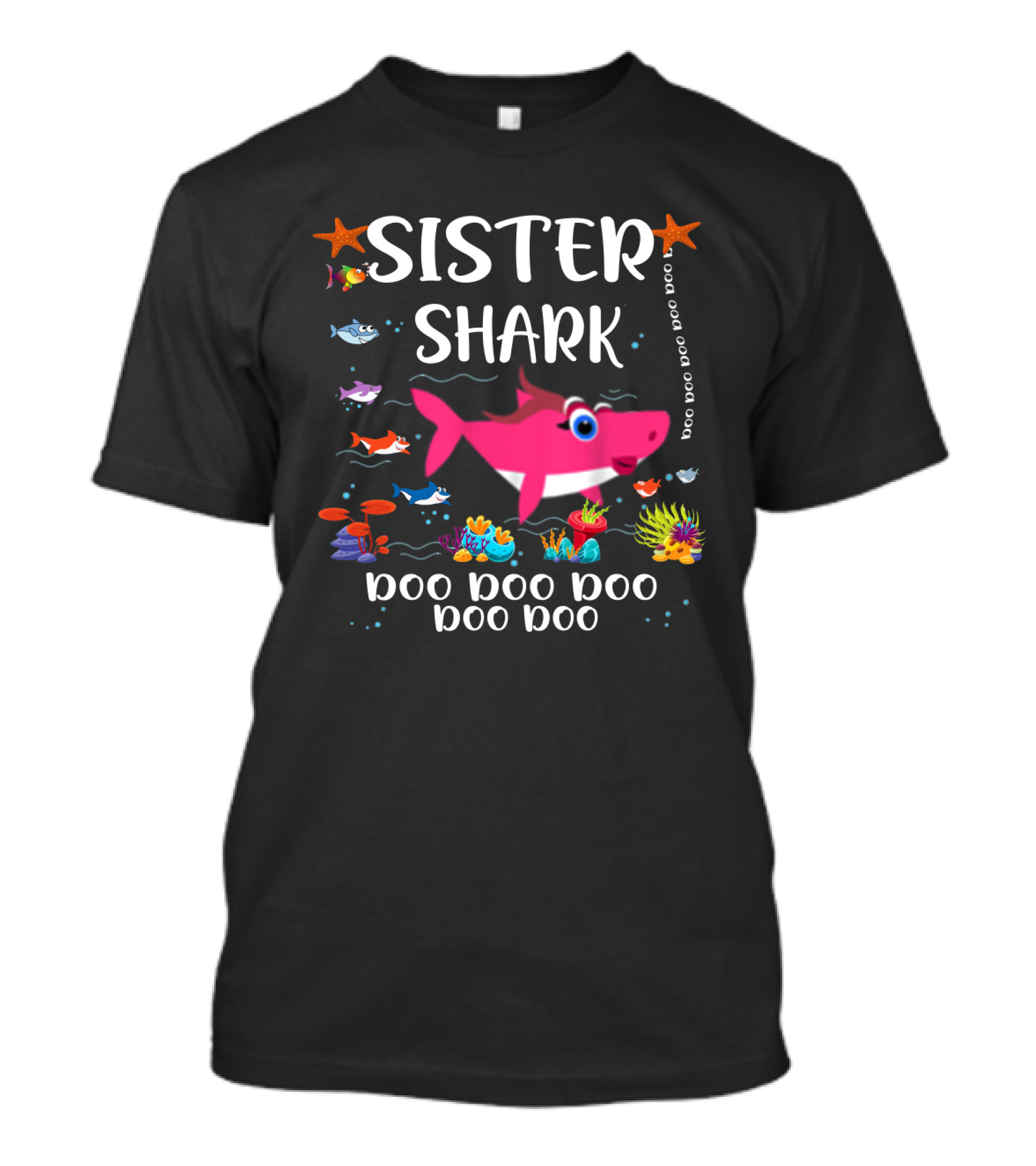 Sister Shark Doo Doo Doo Family Matching Ocean T-Shirt
