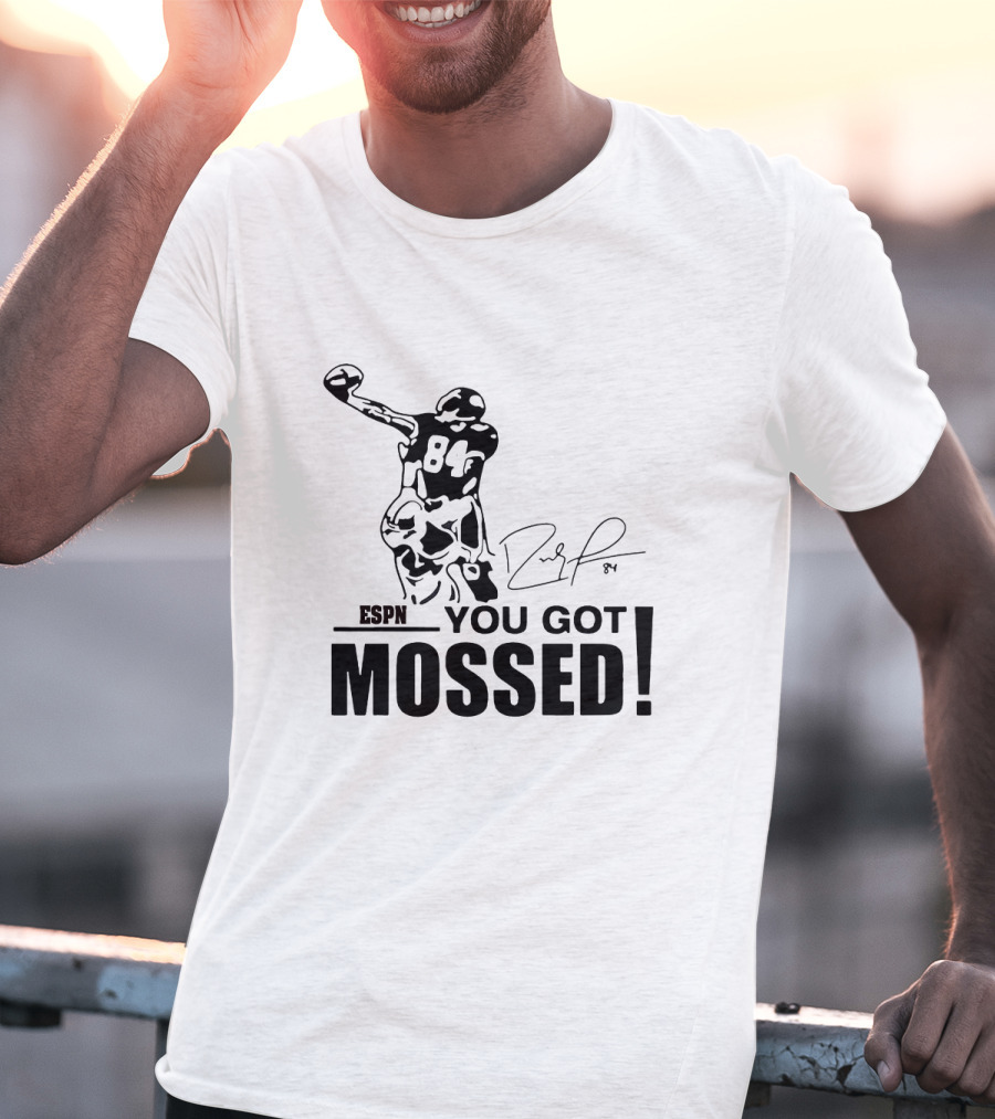 ESPN You Got Mossed 84 Signature Football T-Shirt