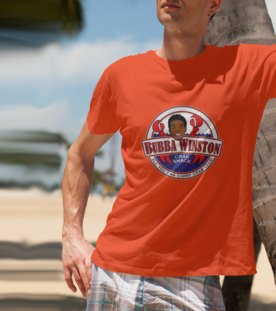 Bubba Winston Crab Shack All You Can Carry Crab Legs T-Shirt