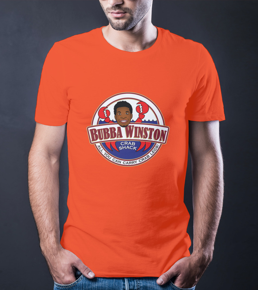 Bubba Winston Crab Shack All You Can Carry Crab Legs T-Shirt