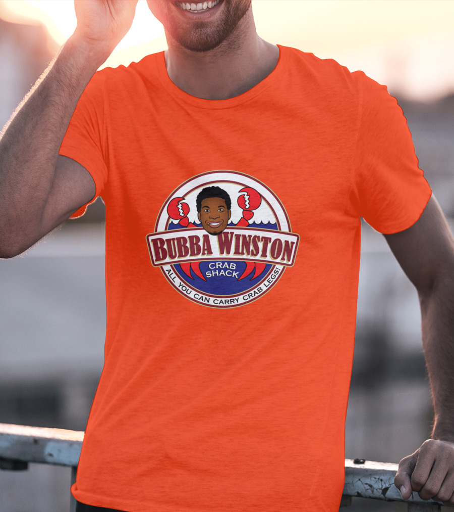 Bubba Winston Crab Shack All You Can Carry Crab Legs T-Shirt