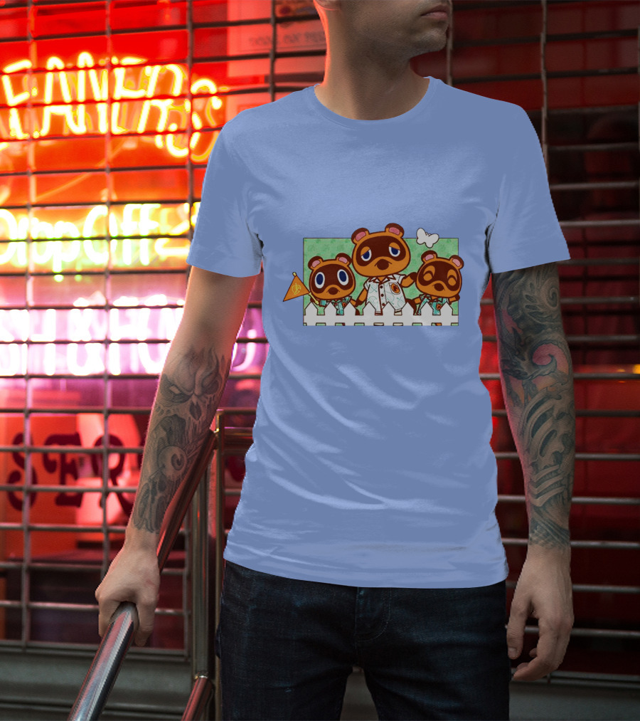 Animal Crossing New Horizons Tom Nook And Timmy And Tommy Trio Merch T-Shirt