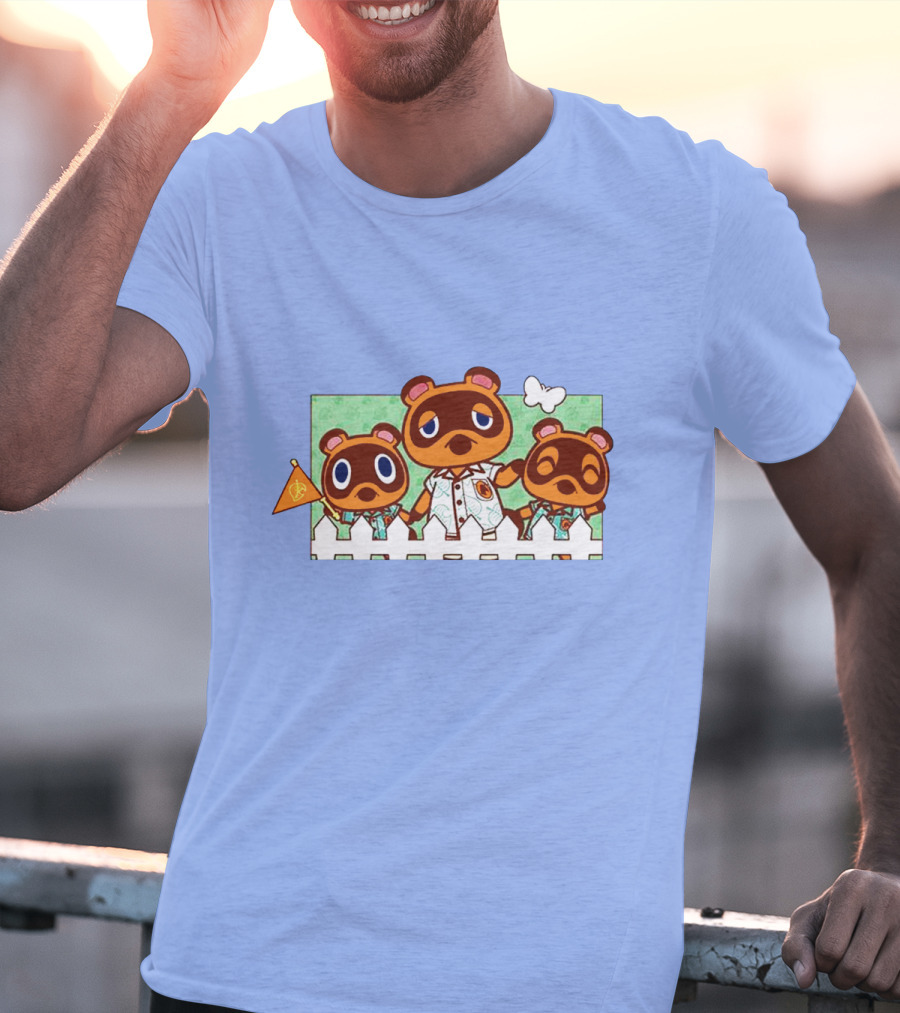 Animal Crossing New Horizons Tom Nook And Timmy And Tommy Trio Merch T-Shirt