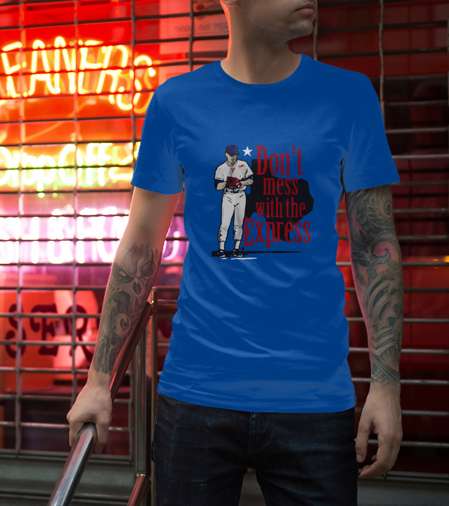 Don't Mess With The Express Bloody Nolan Ryan T-Shirt