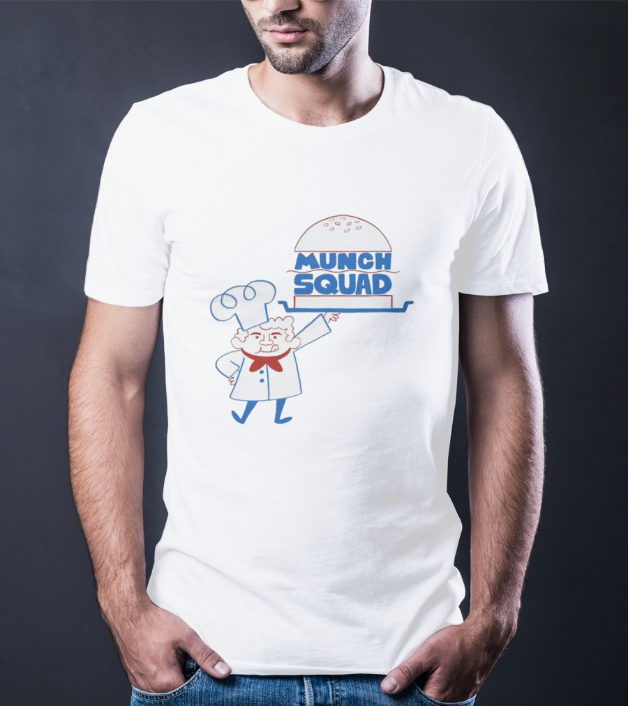 Munch Squad Chef Burger My Brother My Brother And Me Merch T-Shirt
