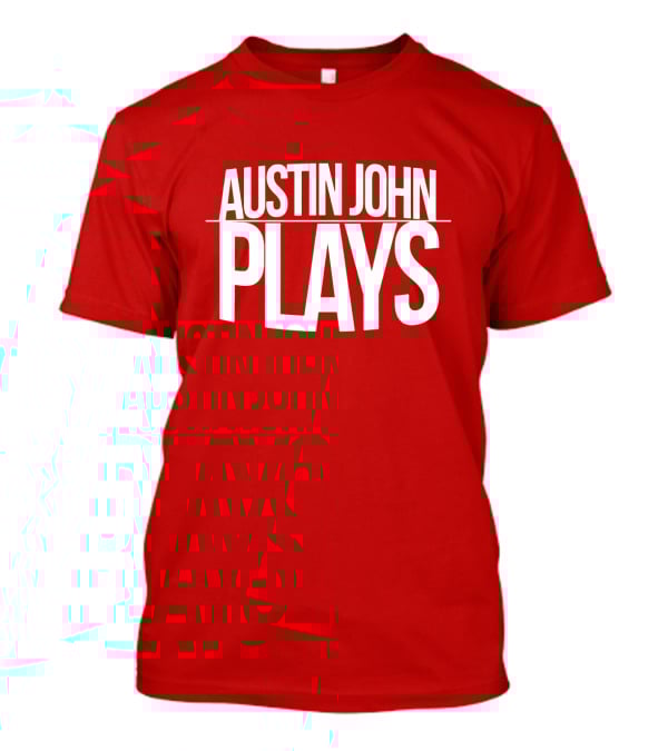 AUSTIN JOHN PLAYS Red Print T-Shirt