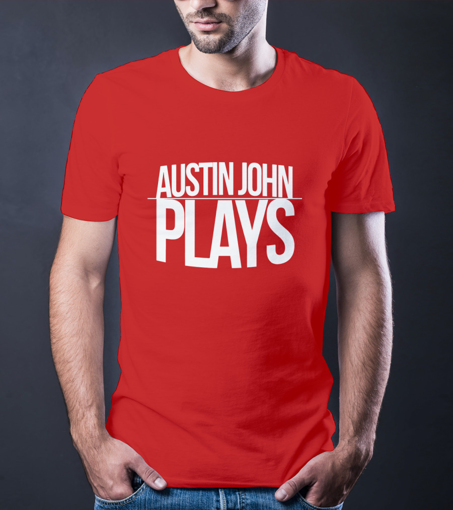 AUSTIN JOHN PLAYS Red Print T-Shirt