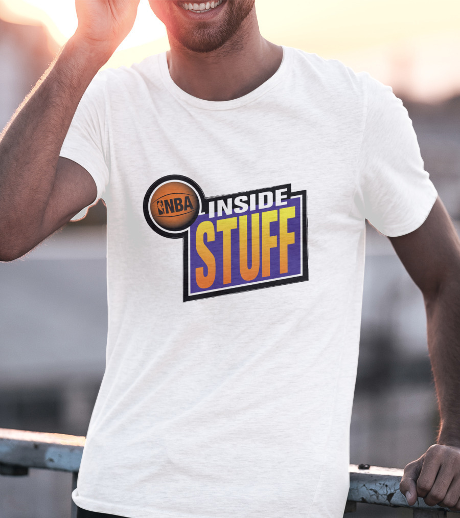 Ahmad Rashad NBA Inside Stuff Official Logo T-Shirt