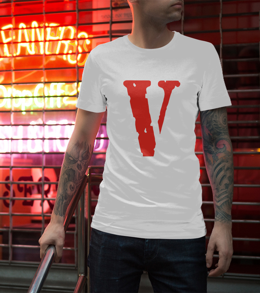 Nav Vlone Red V Icon T-Shirt