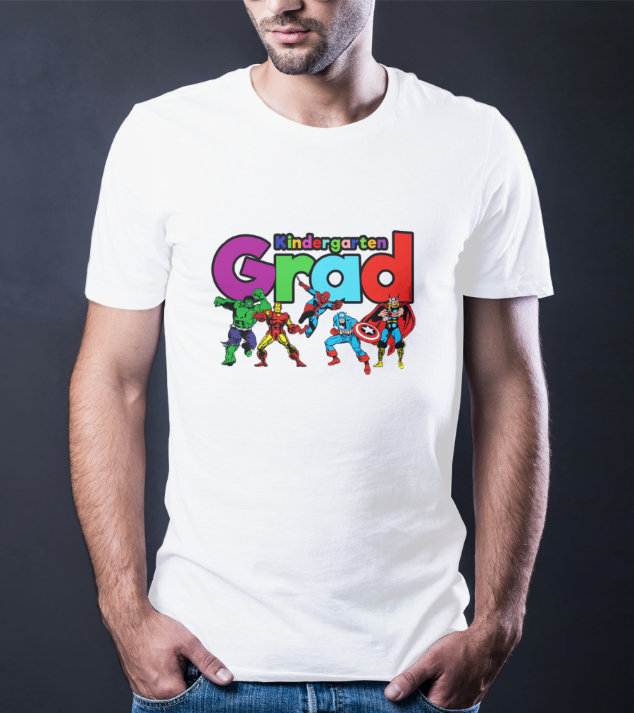 Kindergarten Grad Superhero T-Shirt