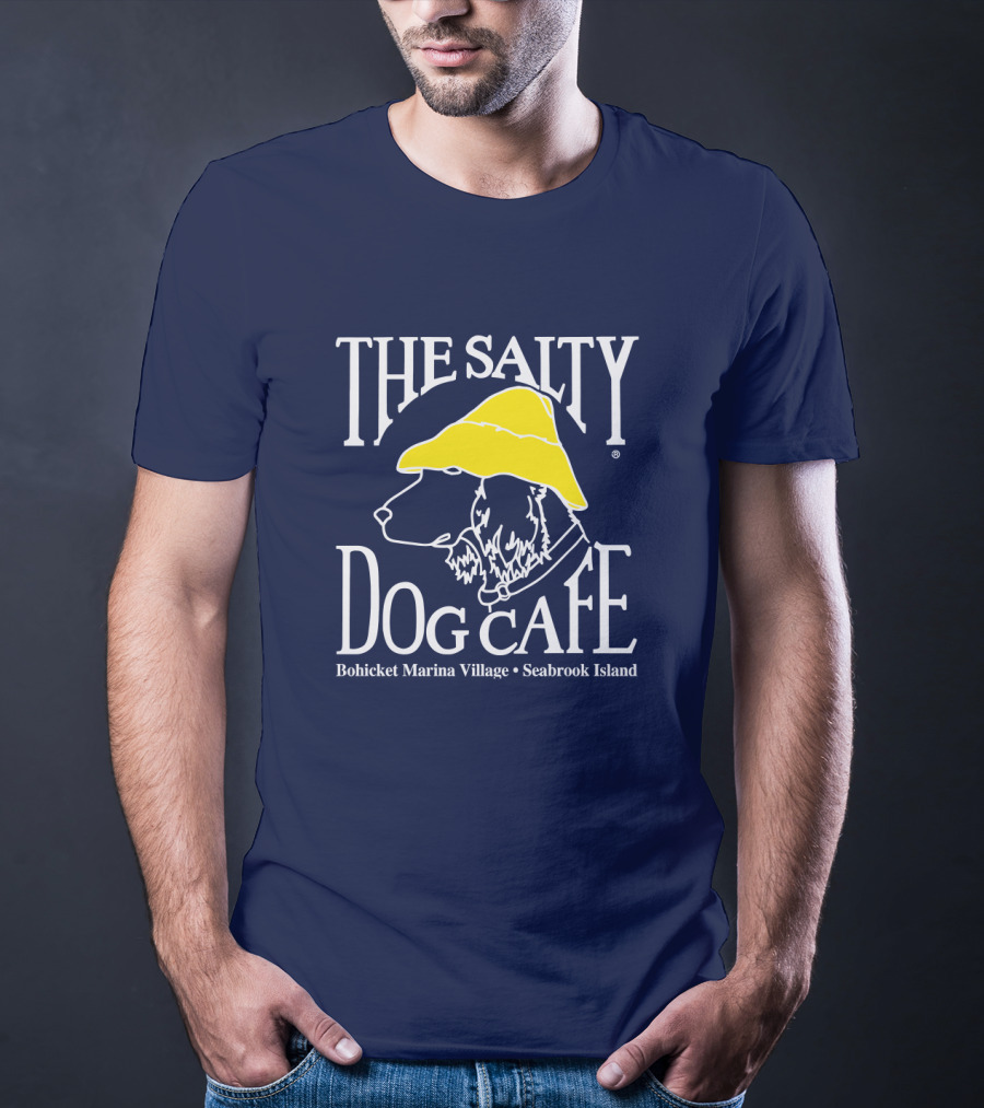 The Salty Dog Café Bohicket Marina Village Seabrook Island T-Shirt