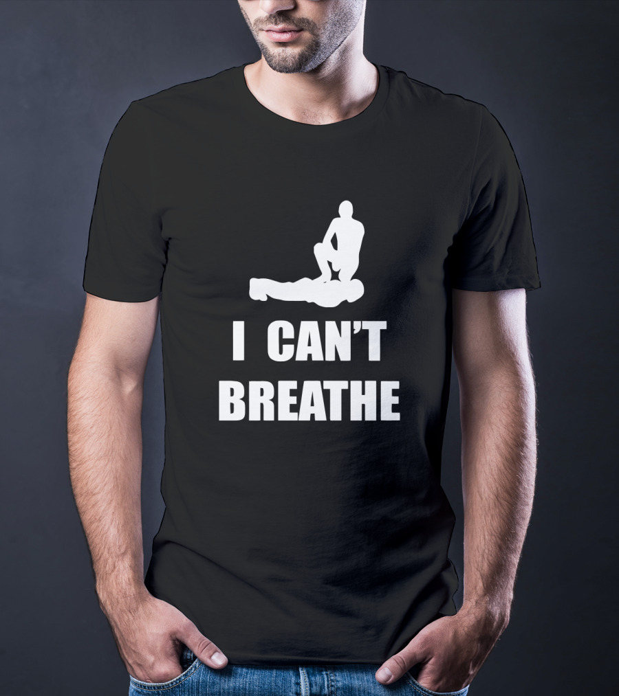 I CAN'T BREATHE Silhouette Protest T-Shirt