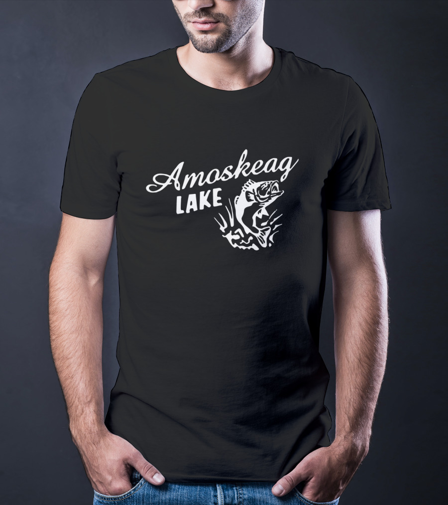 Amoskeag Lake Bass Fishing T-Shirt